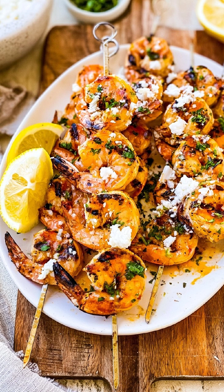 Grilled Shrimp Skewers | Easy Summer BBQ Seafood Appetizer