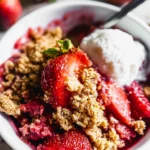 Healthy-Strawberry-Crisp-Gluten-Free-Easy-Almond-Flour-Crumble-Recipe