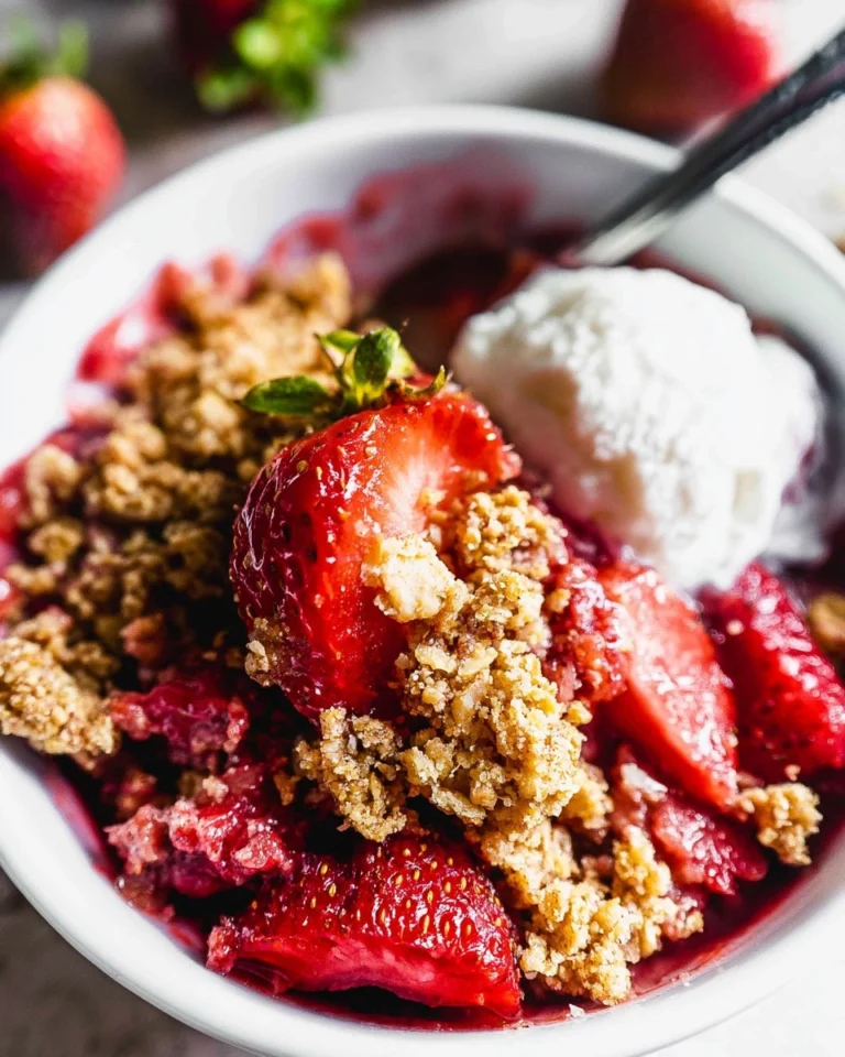 Healthy-Strawberry-Crisp-Gluten-Free-Easy-Almond-Flour-Crumble-Recipe