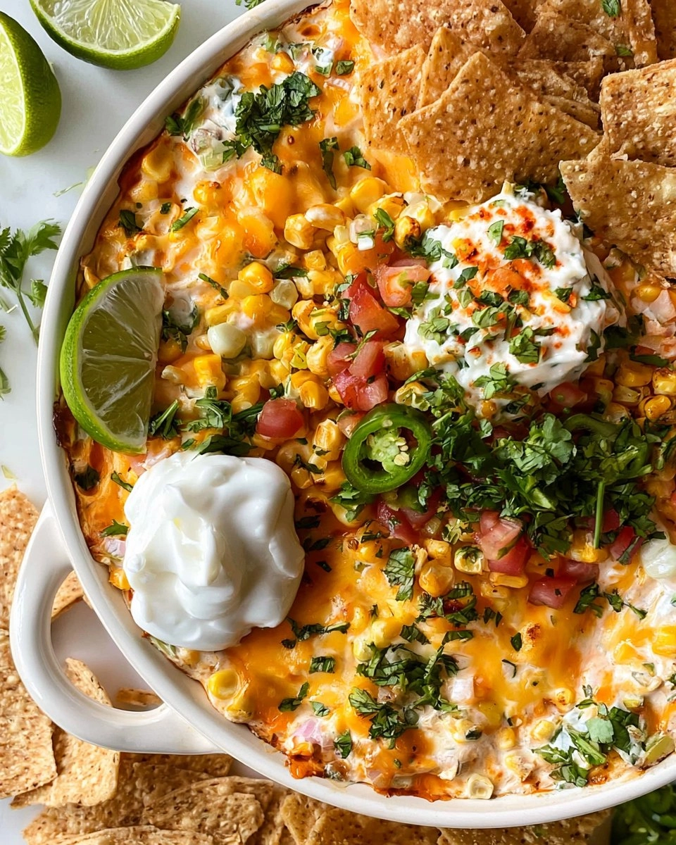 Mexican Street Corn Dip | Creamy Crowd-Pleasing Cookout Appetizer
