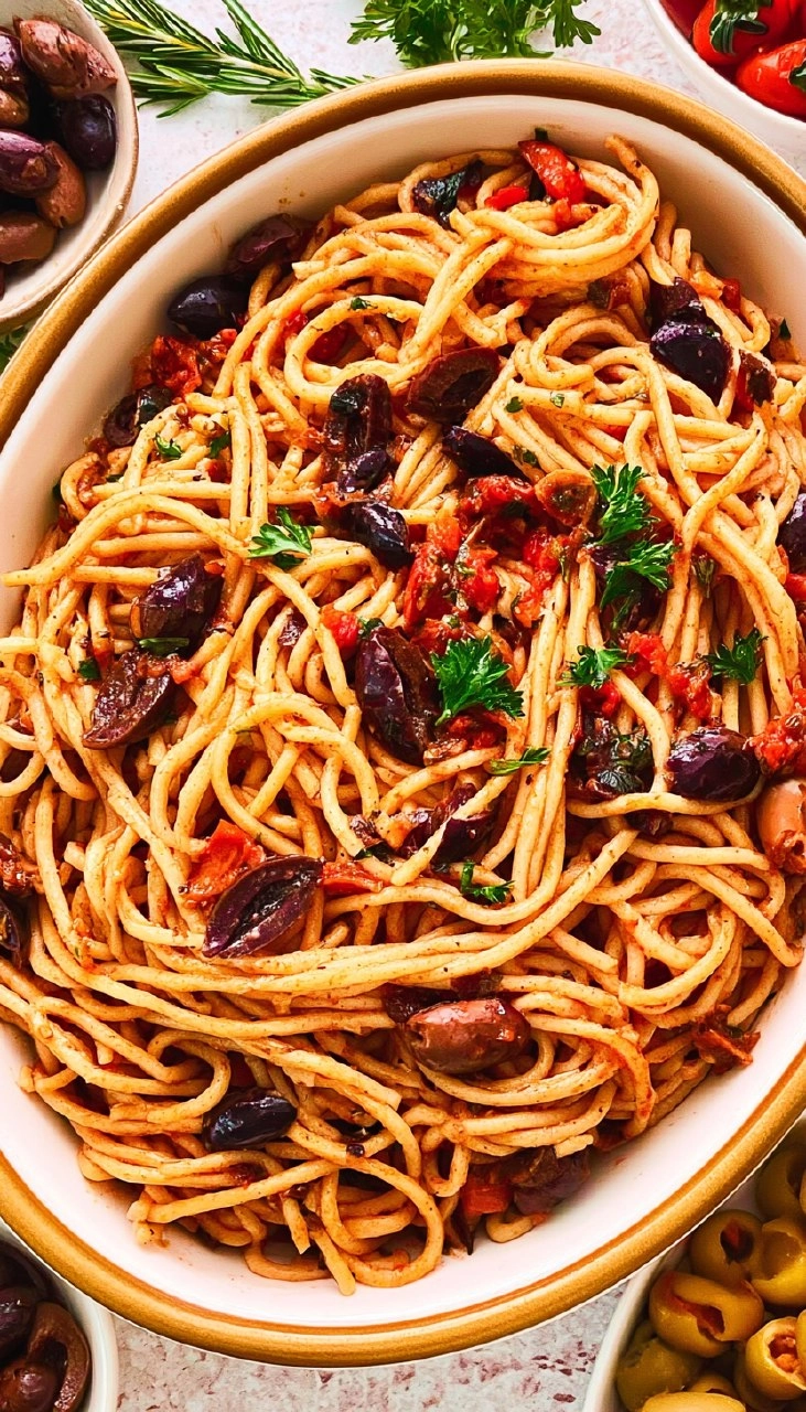 Pasta Puttanesca 95 Pasta Puttanesca