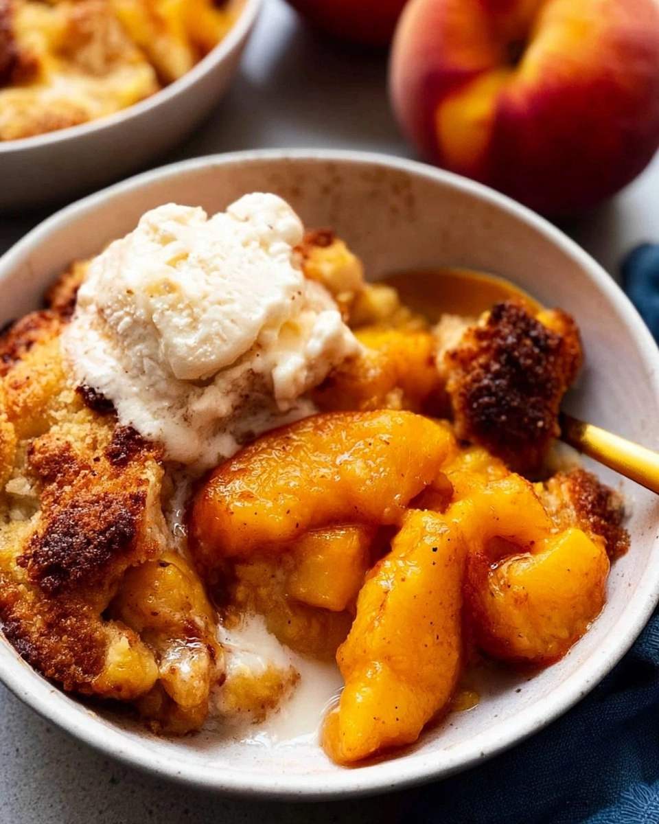 Peach Cobbler | Old-Fashioned Summer Fruit Dessert