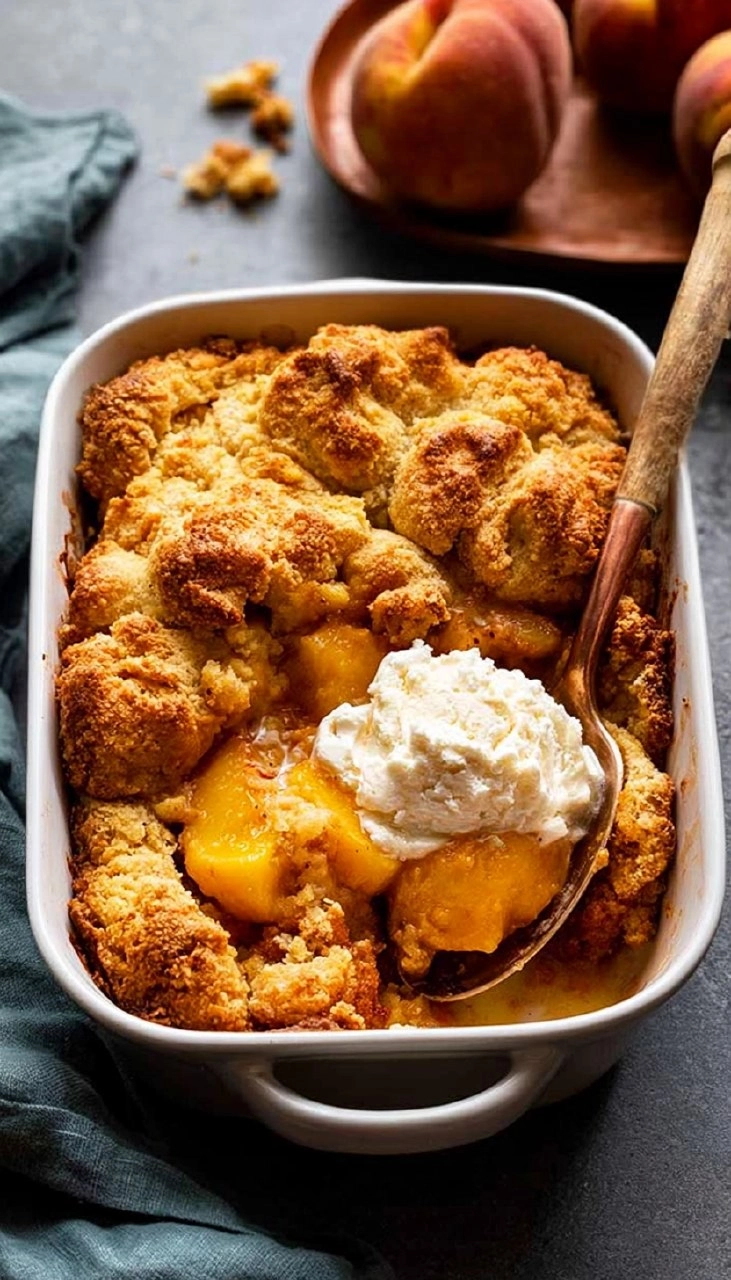 Peach Cobbler | Old-Fashioned Summer Fruit Dessert