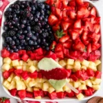 Red, White and Blue Fruit Salad | Patriotic Summer Side Dish 76 Red-White-and-Blue-Fruit-Salad-Patriotic-Summer-Side-Dish-Recipe