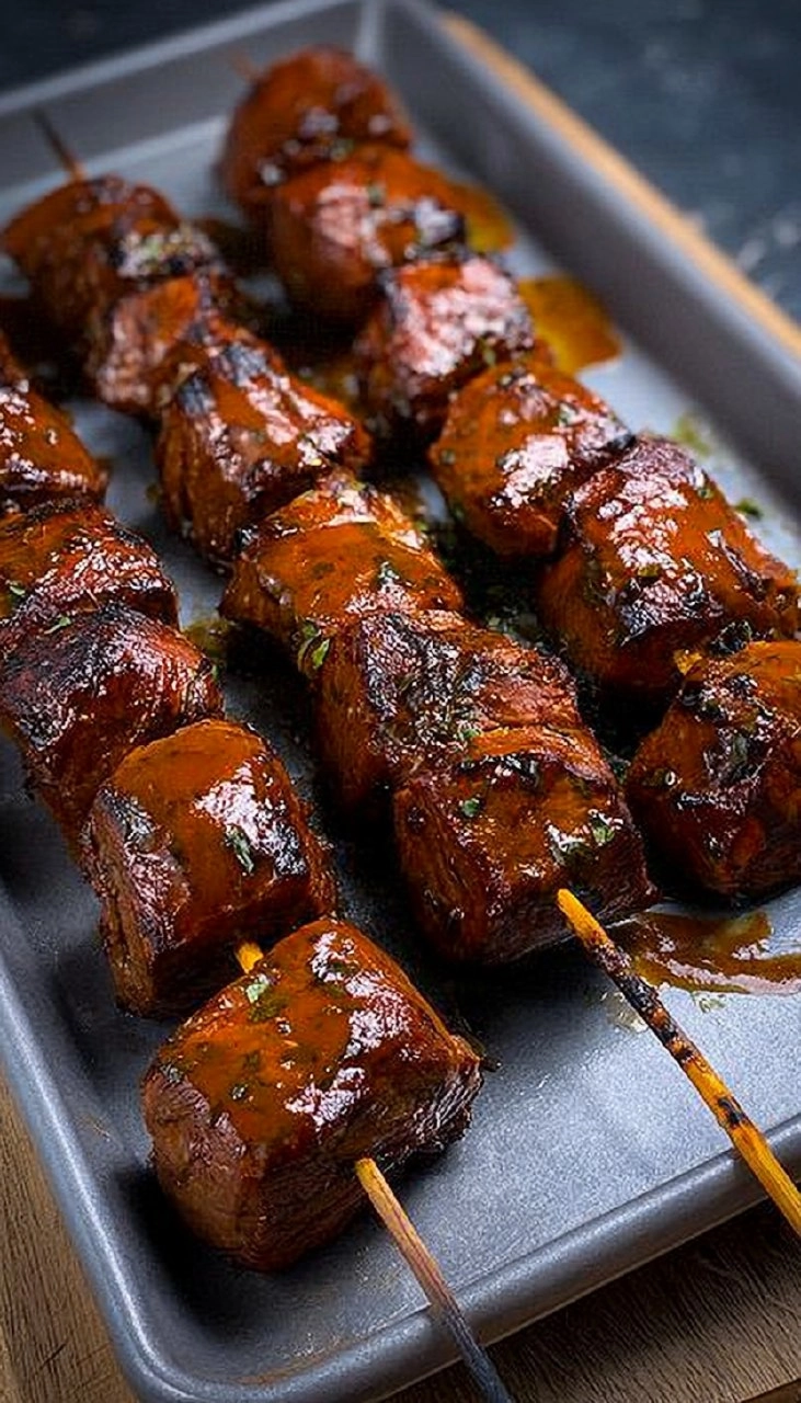 Steak Kabobs | Grilled Herb-Marinated Skewers for Dad 105 Steak Kabobs | Grilled Herb-Marinated Skewers for Dad