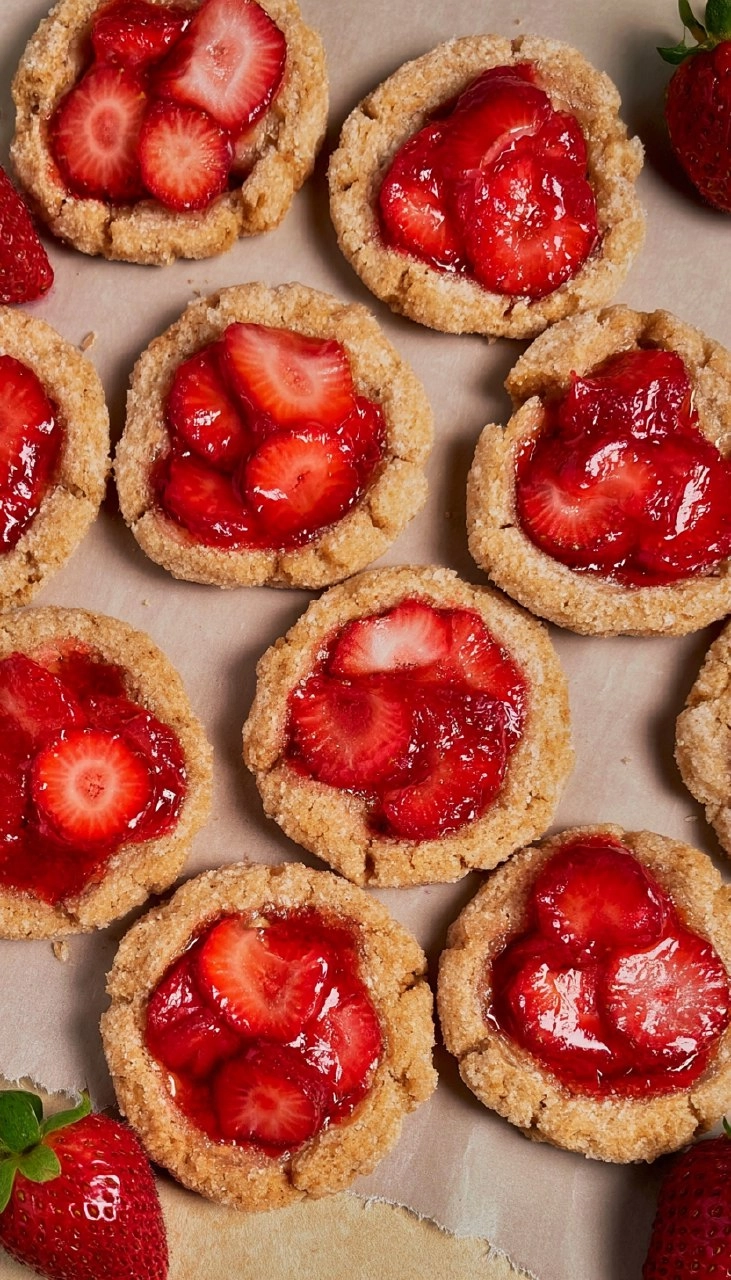 Vegan Strawberry Pie Cookies