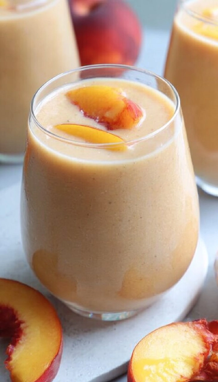 5-Minute Peach Smoothie