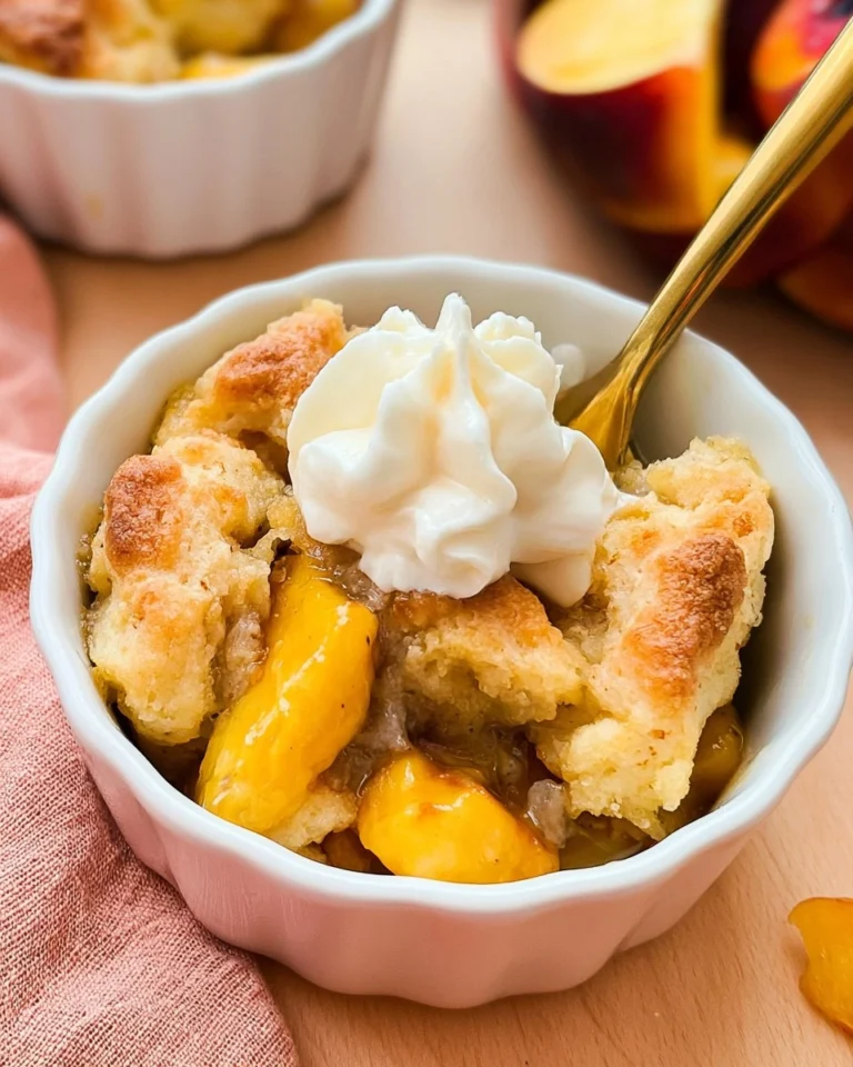 Air-Fryer-Mini-Peach-Cobbler-Recipe