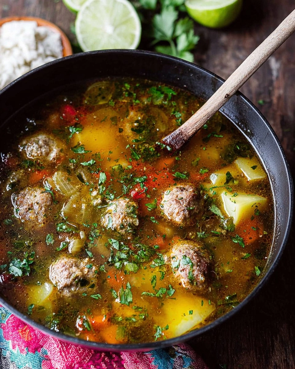 Albondigas: Mexican Meatball Soup