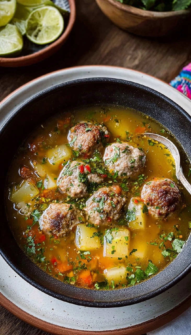 Albondigas: Mexican Meatball Soup