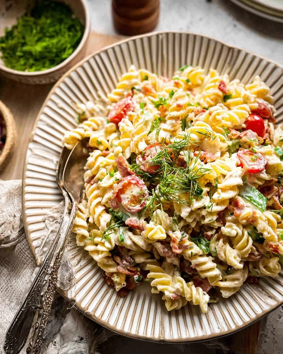 Bacon Ranch Pasta Salad 114 Bacon Ranch Pasta Salad