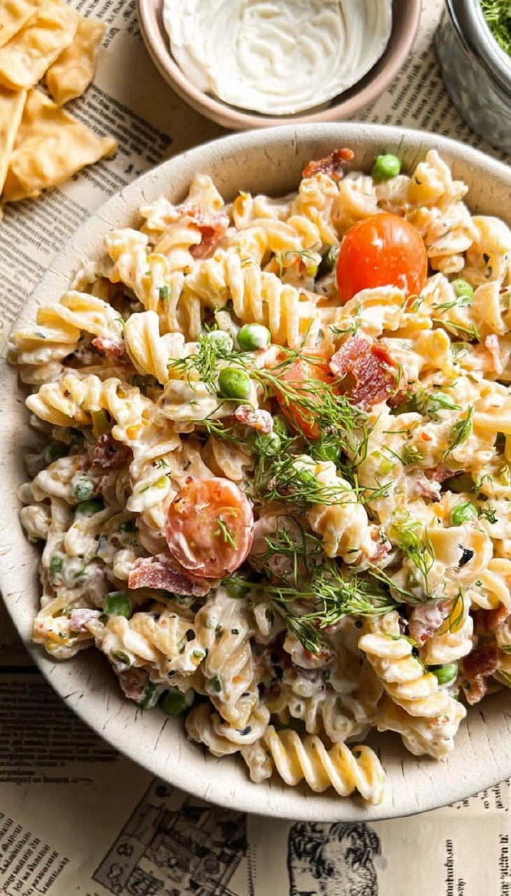 Bacon Ranch Pasta Salad 115 Bacon Ranch Pasta Salad