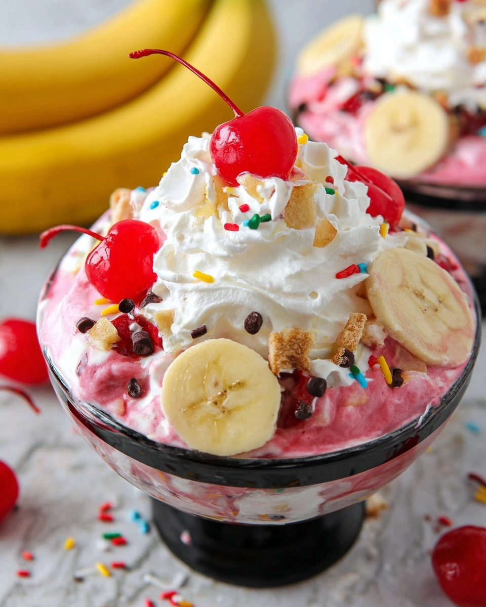 Banana Split Fluff Salad