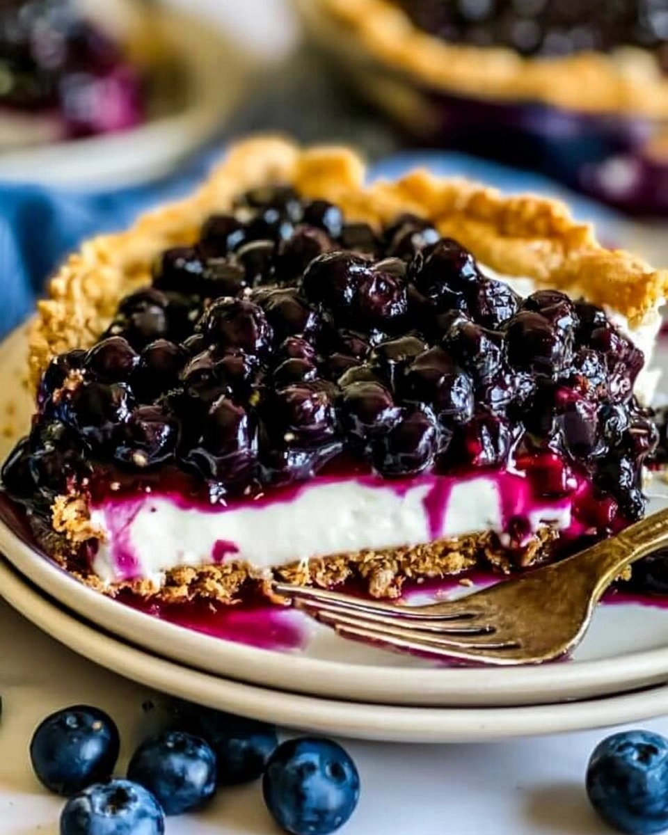 Blueberry Cream Cheese Pie