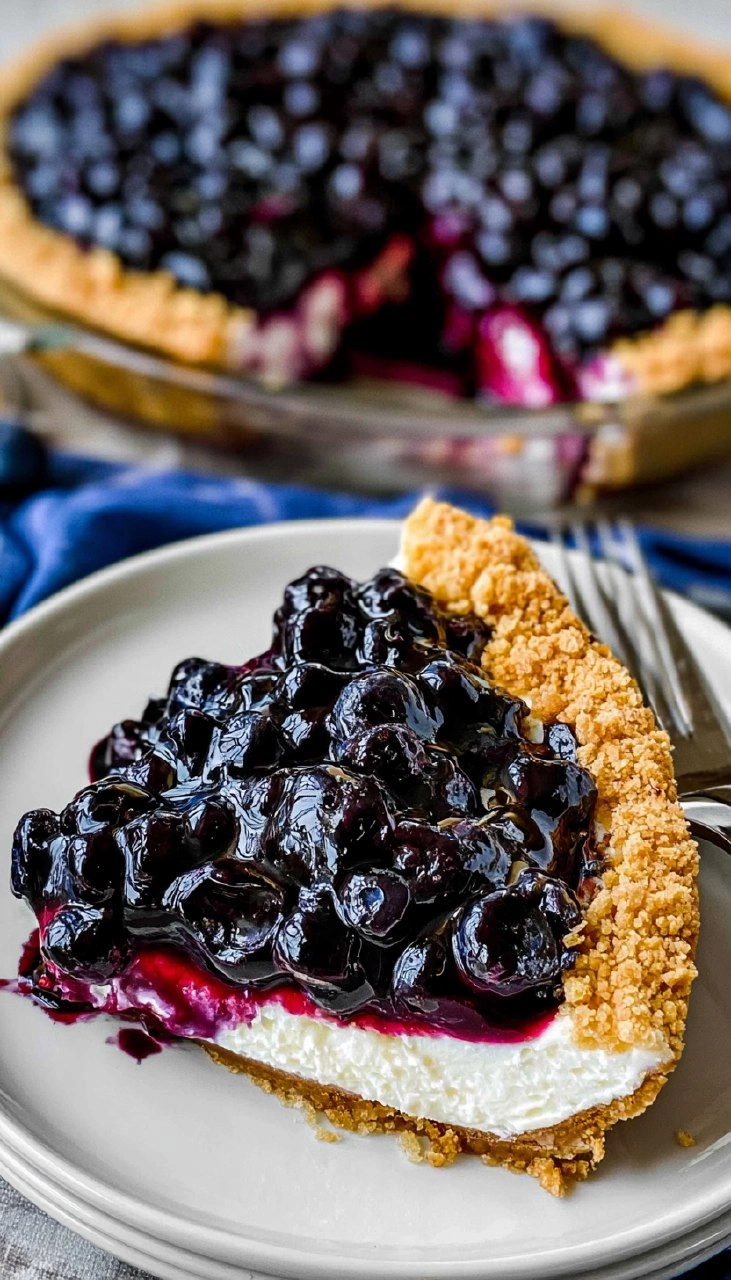 Blueberry Cream Cheese Pie