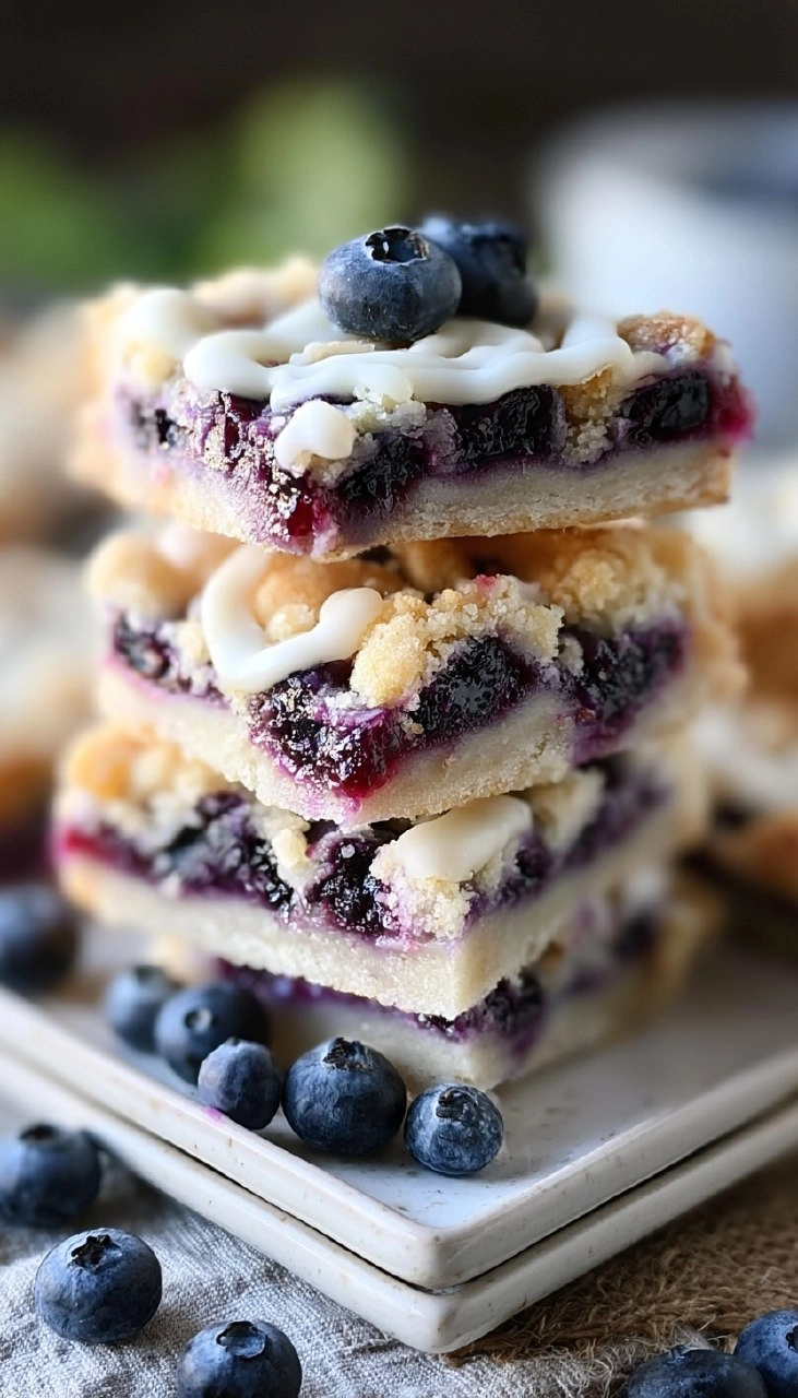 Blueberry Crumble Bars