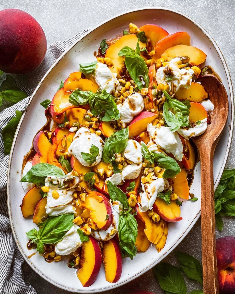 Burrata Peach Salad