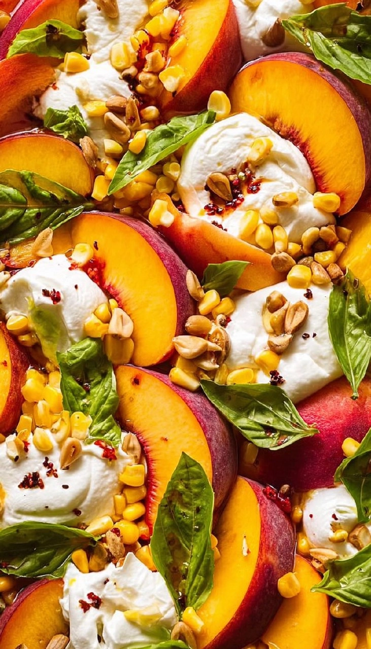Burrata Peach Salad