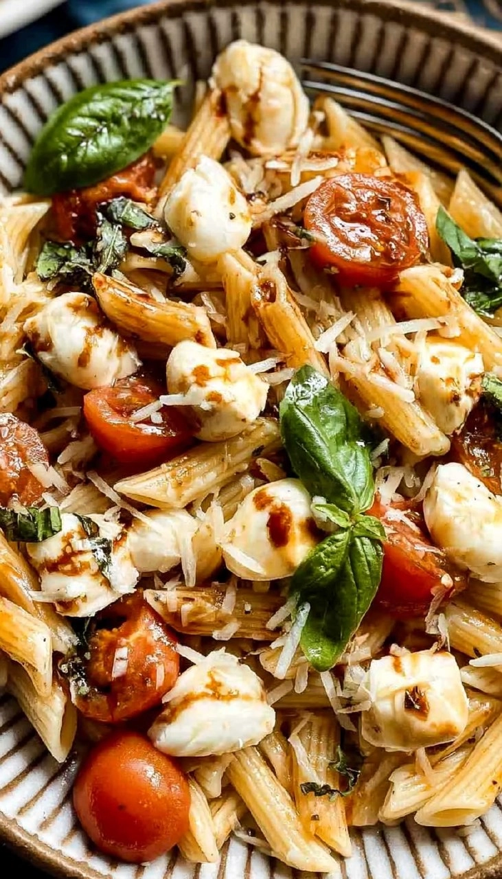 Caprese Pasta (Easy Tomato Mozzarella Pasta) 100 Caprese Pasta (Easy Tomato Mozzarella Pasta)