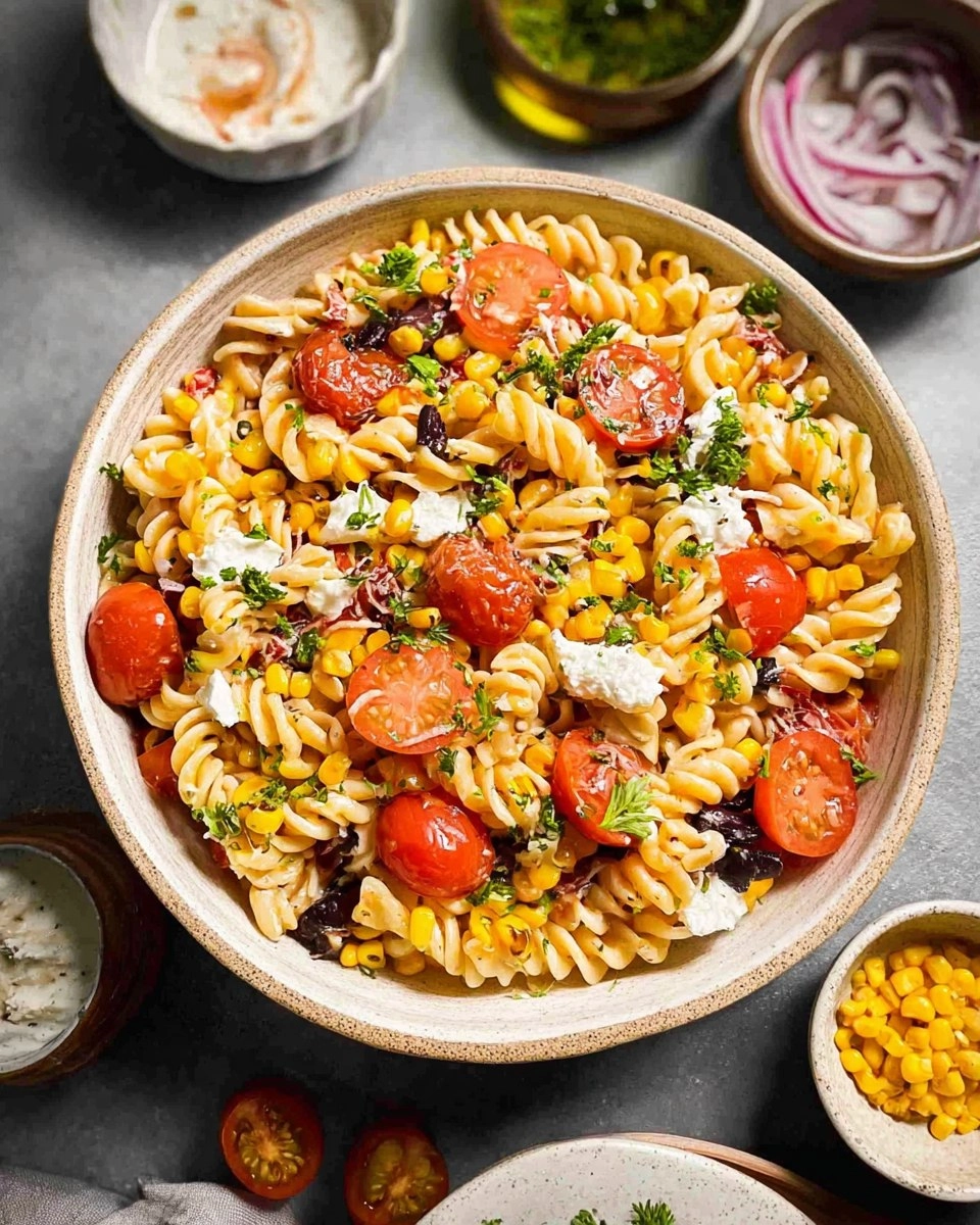 Corn and Tomato Pasta Salad 99 Corn and Tomato Pasta Salad