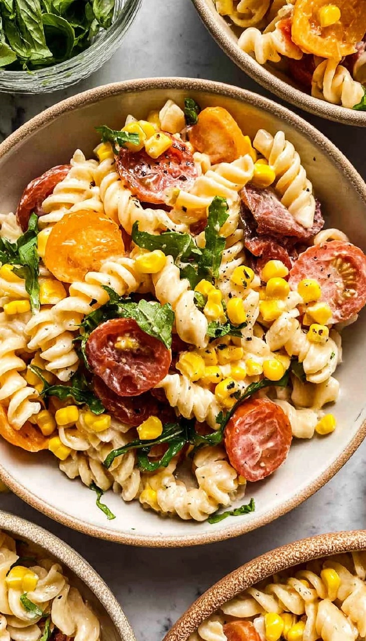 Corn and Tomato Pasta Salad 100 Corn and Tomato Pasta Salad