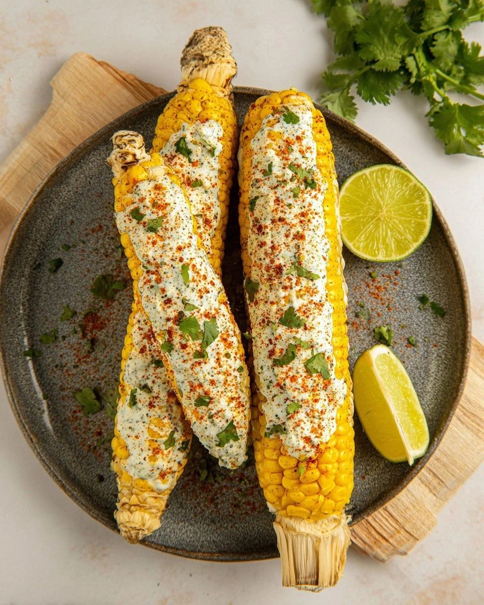 Creamy Cilantro Lime Corn