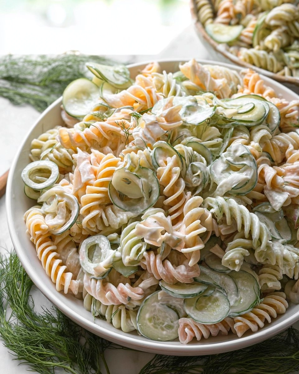 Creamy Cucumber Pasta Salad 79 Creamy Cucumber Pasta Salad