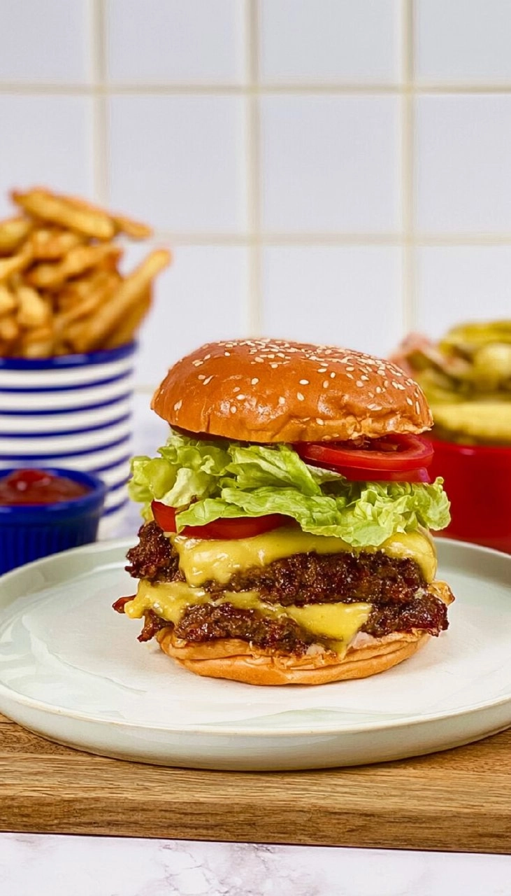 Double Cheeseburger 295 Double Cheeseburger