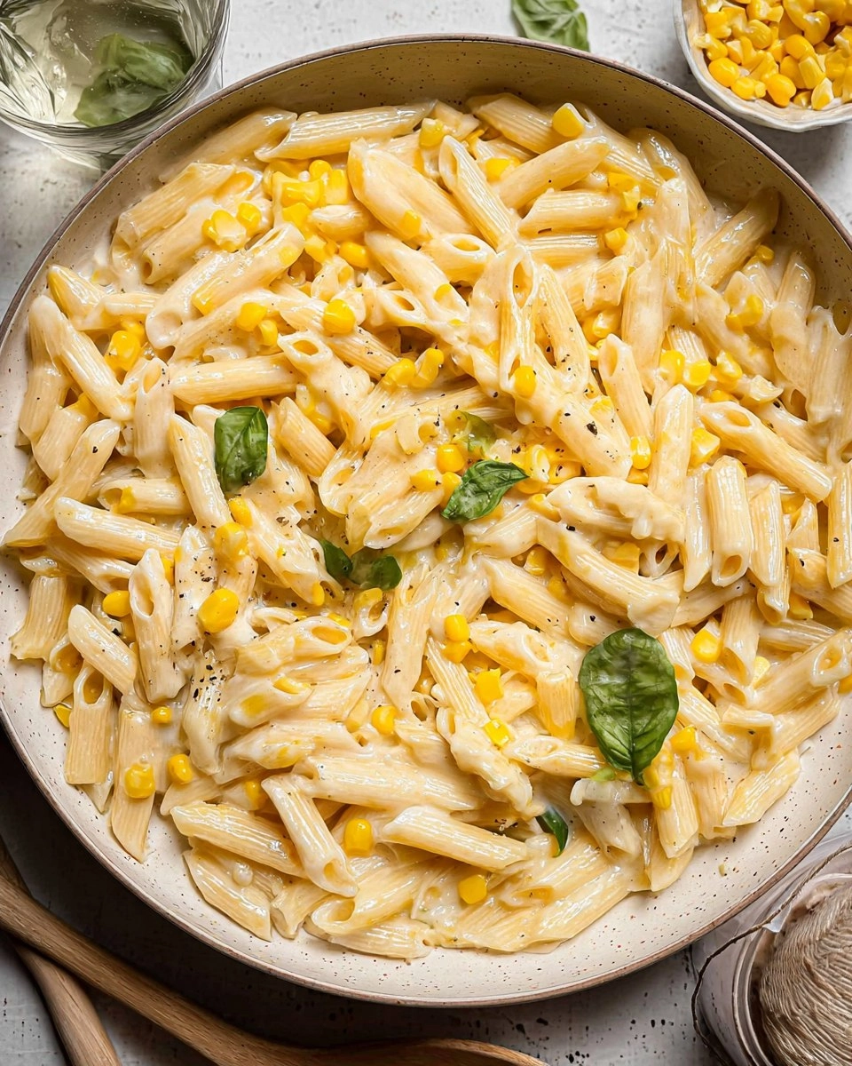 Easy Creamy Corn Pasta