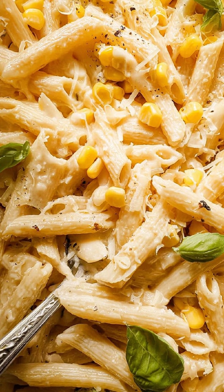 Easy Creamy Corn Pasta