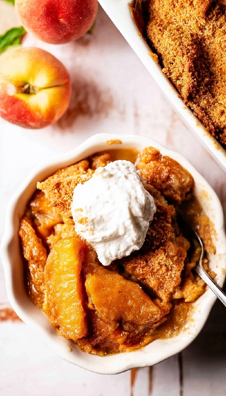Easy Peach Cobbler (Gluten-Free, Naturally Sweetened)