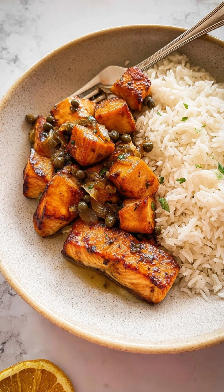 Easy Salmon Piccata. 95 Easy Salmon Piccata.