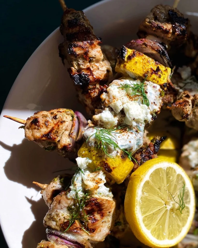 Grilled-Greek-Chicken-Kabobs-Recipe