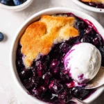 Healthy Blueberry Cobbler (Gluten Free) 106 Healthy-Blueberry-Cobbler-Gluten-Free-Recipe