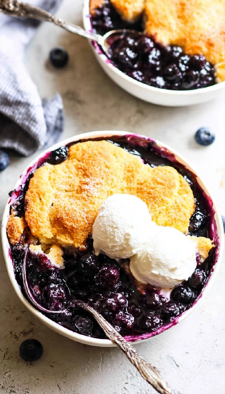 Healthy Blueberry Cobbler (Gluten Free) 105 Healthy Blueberry Cobbler (Gluten Free)