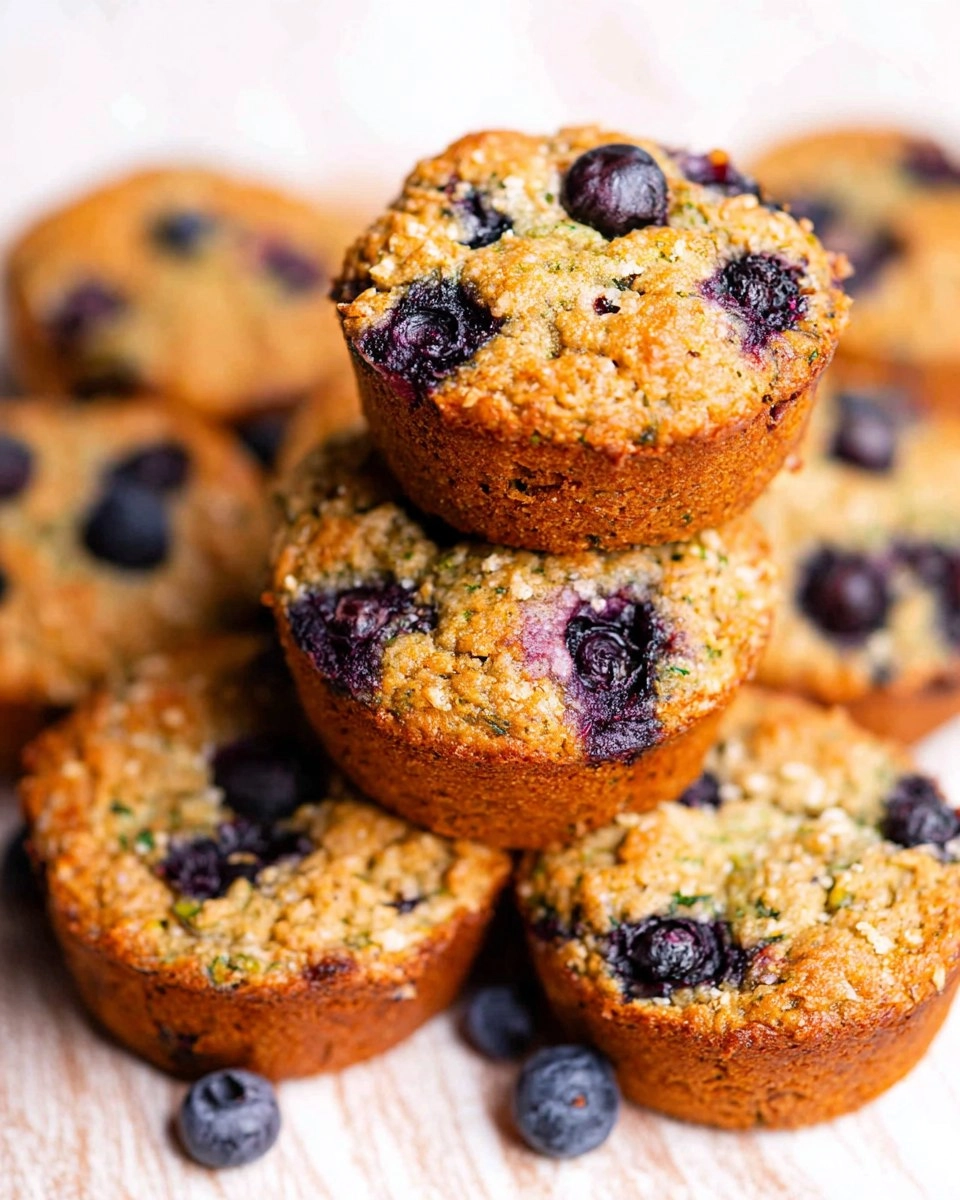 Healthy Blueberry Zucchini Muffins (Gluten Free, Paleo, Almond Flour) 124 Healthy Blueberry Zucchini Muffins (Gluten Free, Paleo, Almond Flour)