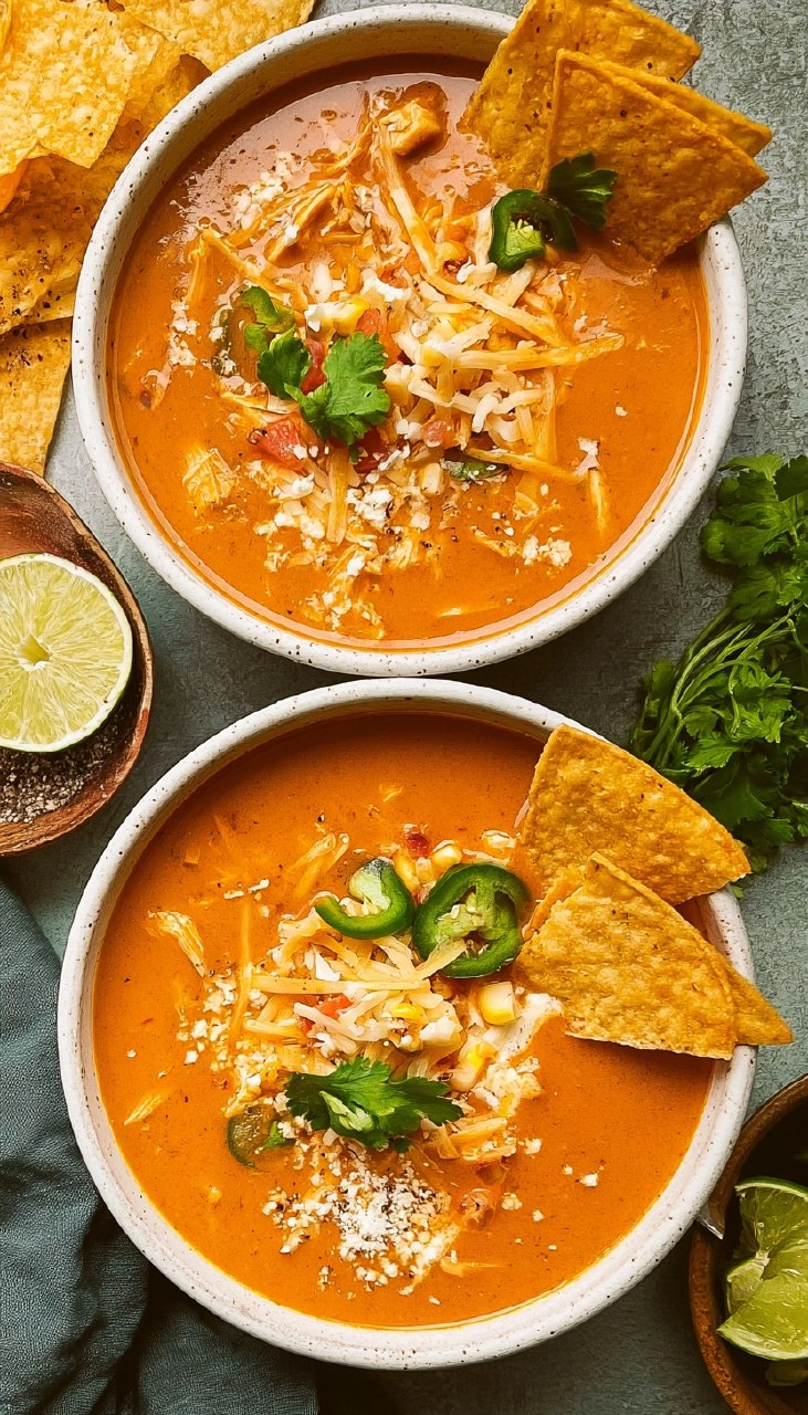 Instant Pot Chicken Enchilada Soup 160 Instant Pot Chicken Enchilada Soup
