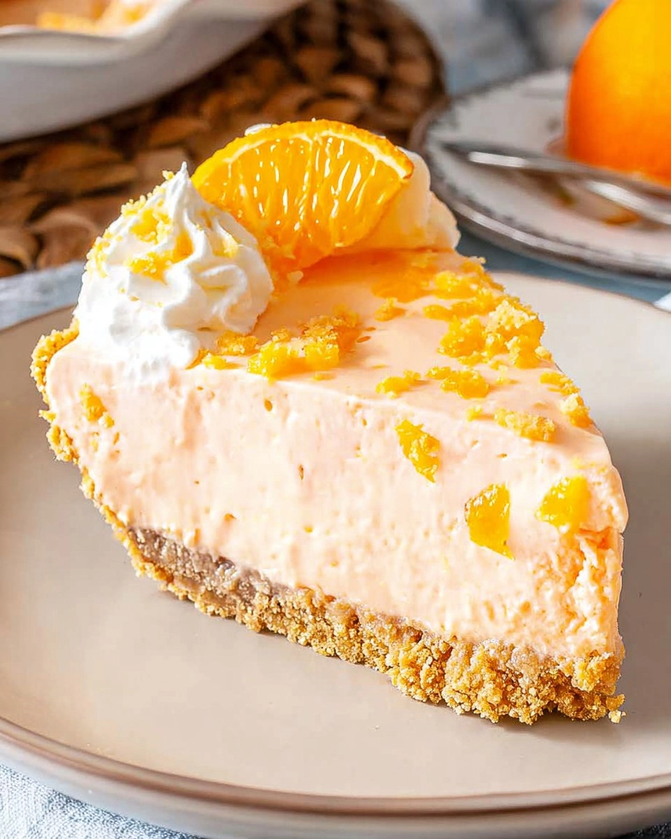 Orange Creamsicle Pie