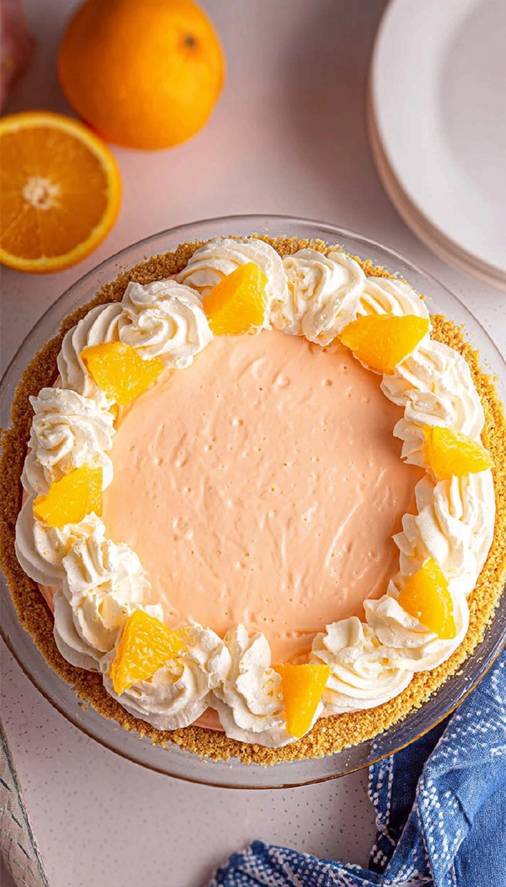 Orange Creamsicle Pie