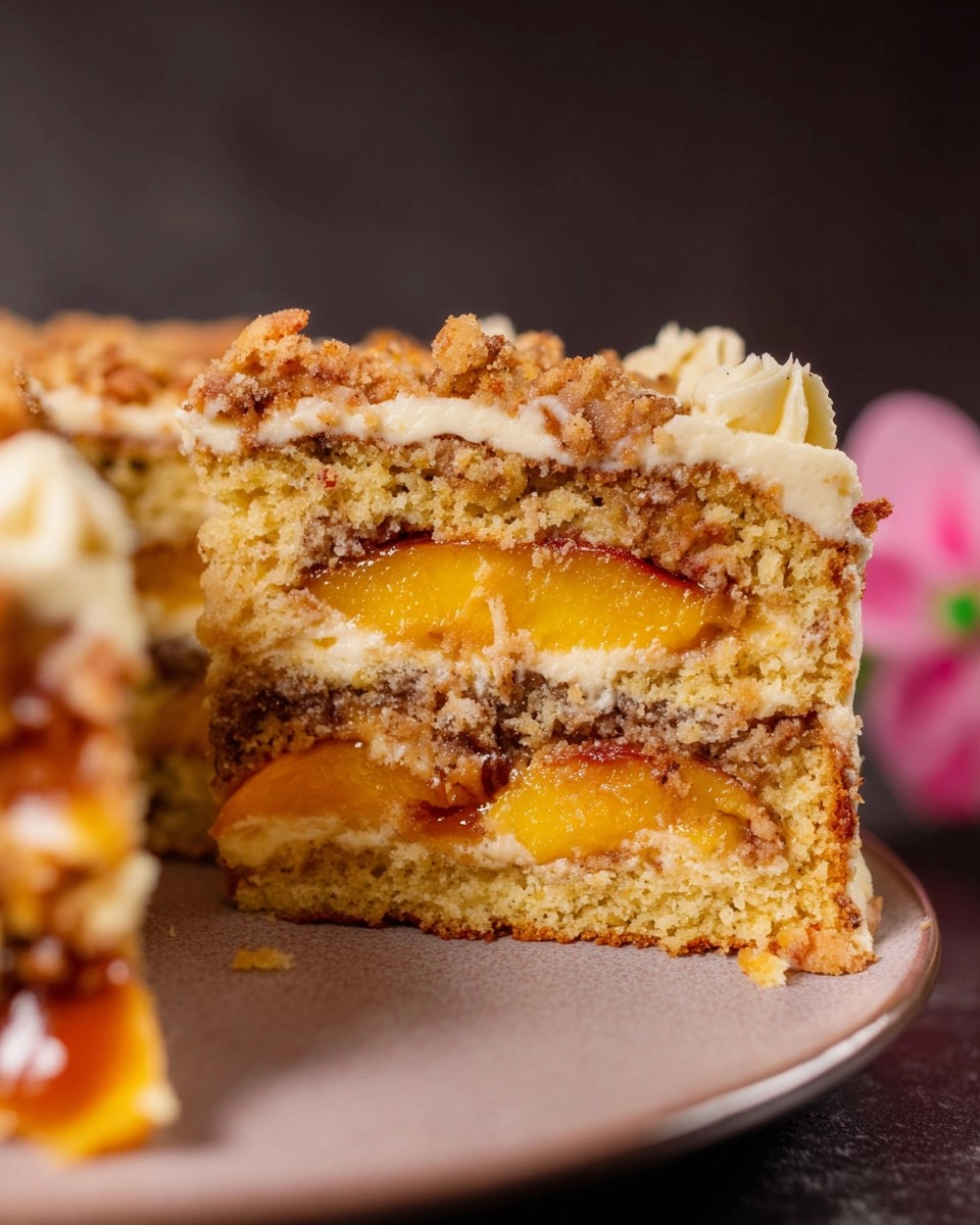 Peach Cobbler Cake