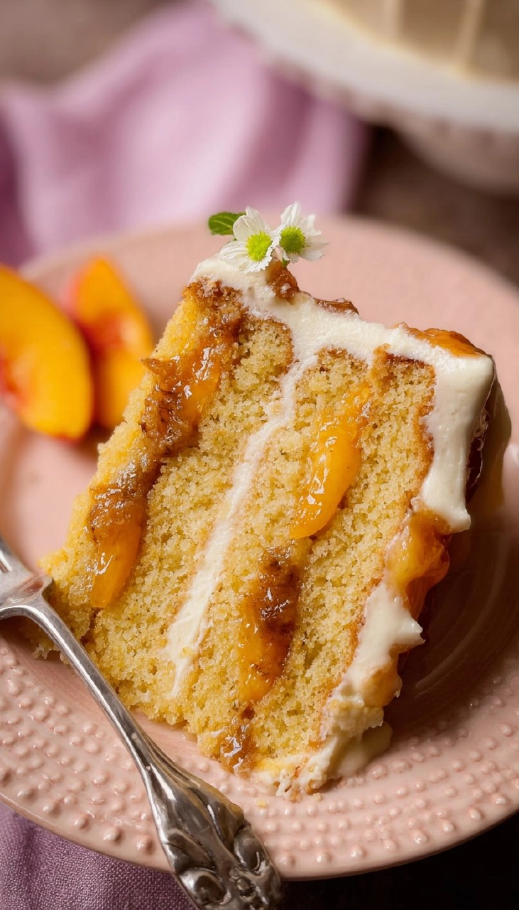 Peach Cobbler Cake
