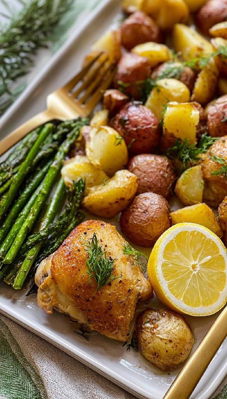 Sheet Pan Chicken and Potatoes 105 Sheet Pan Chicken and Potatoes