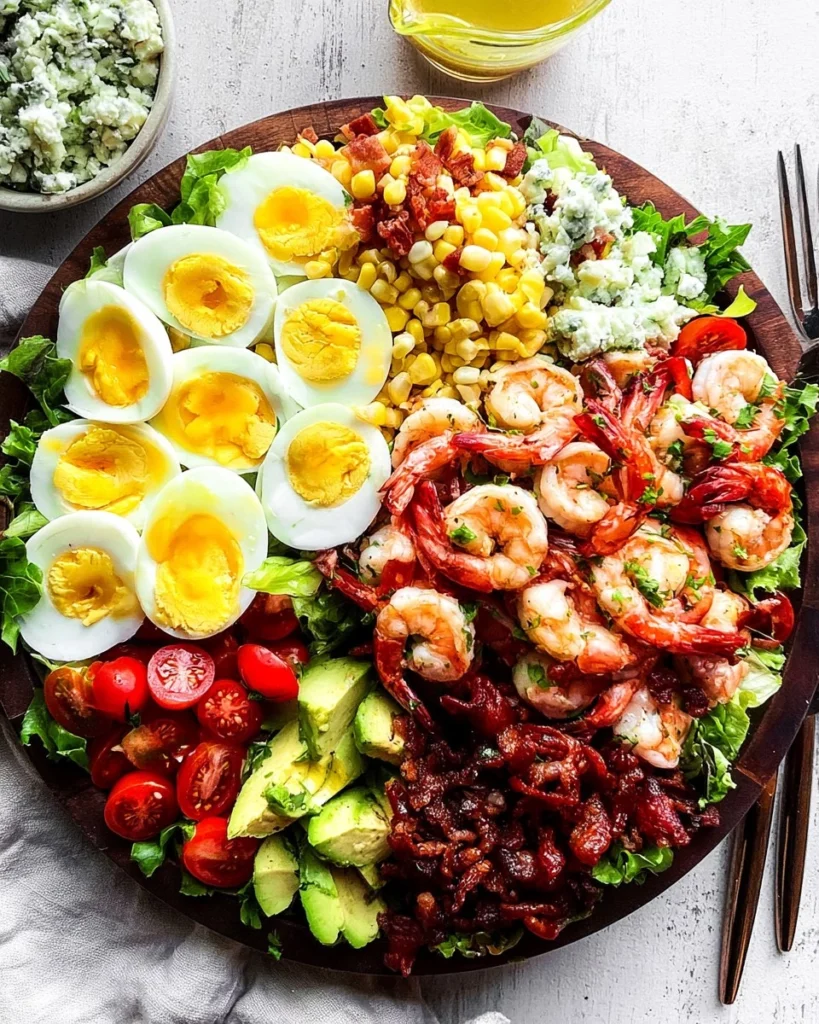 Shrimp-Cobb-Salad-Healthy-Easy-Summer-Dinner-Recipe