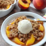 Simple Peach Crisp with Oat Topping 106 Simple-Peach-Crisp-Recipe-with-Oat-Topping-Recipe