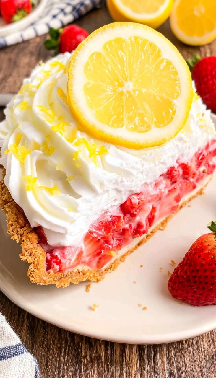 Strawberry Lemonade Pie 125 Strawberry Lemonade Pie