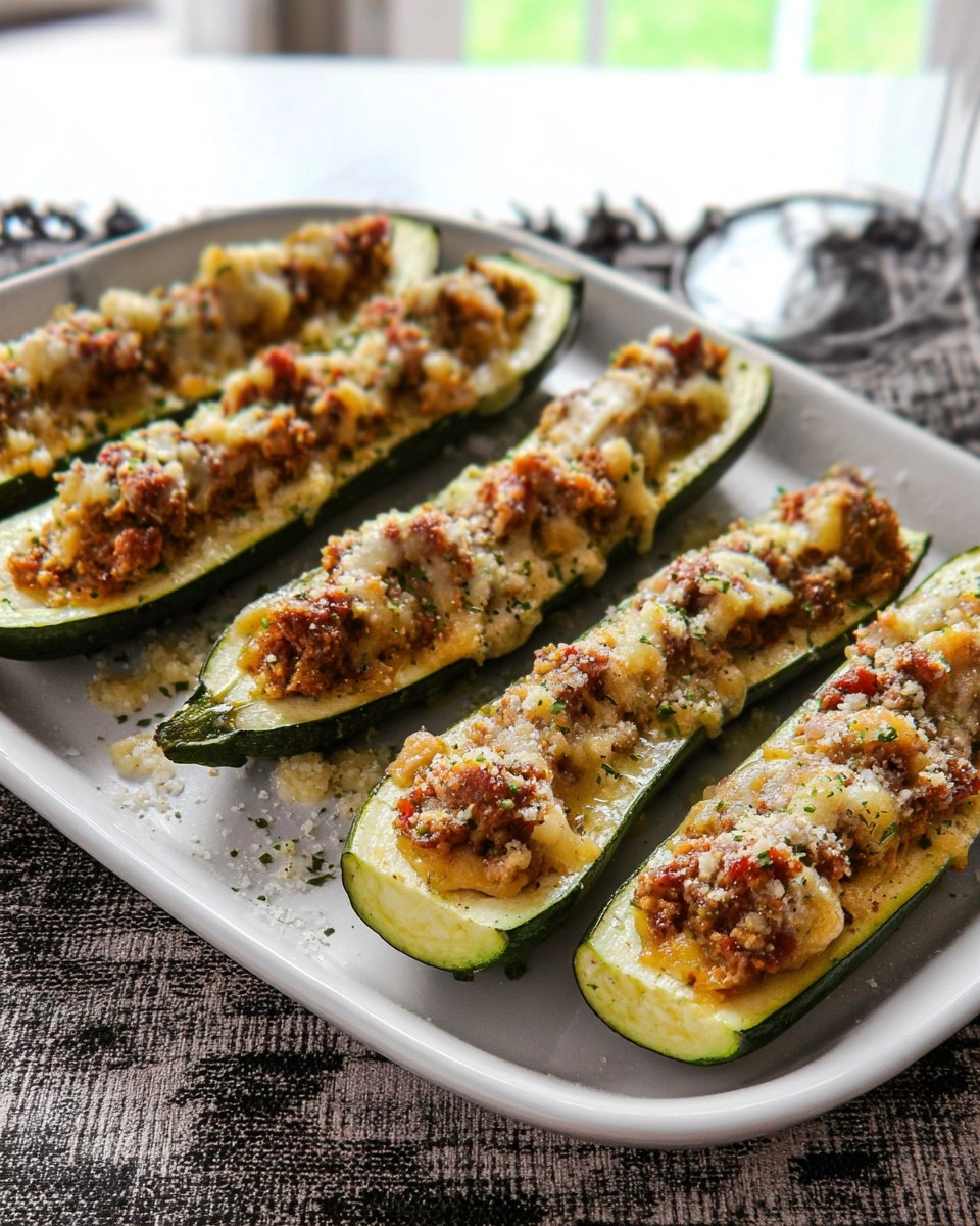 Stuffed Zucchini Boats