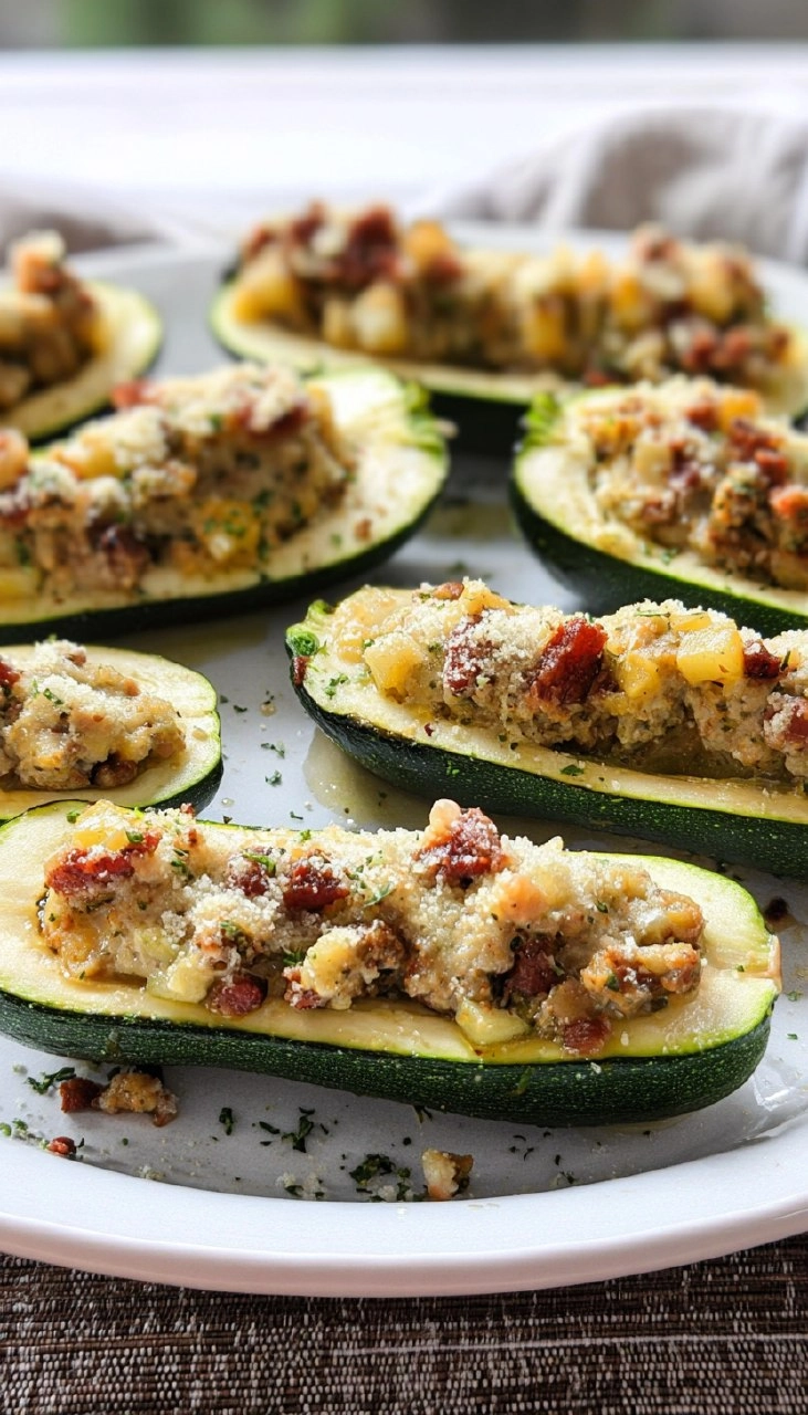 Stuffed Zucchini Boats