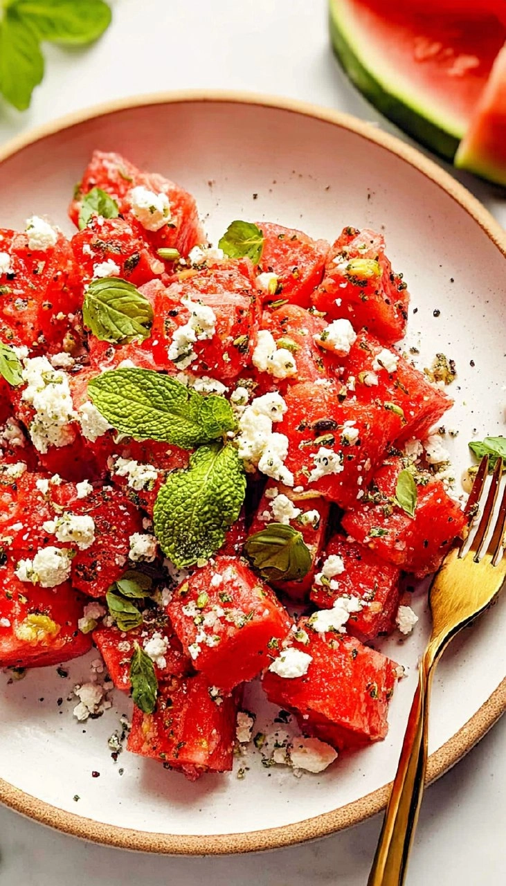 Watermelon Feta Salad 70 Watermelon Feta Salad