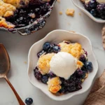Blueberry Cobbler with Almond Topping 116 Blueberry-Cobbler-with-Almond-Topping-Recipe