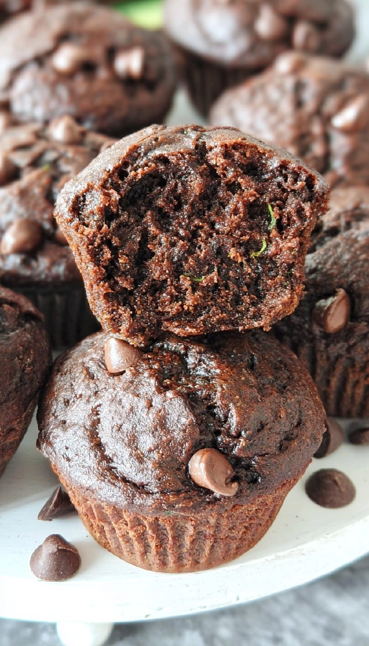 Chocolate Zucchini Muffins